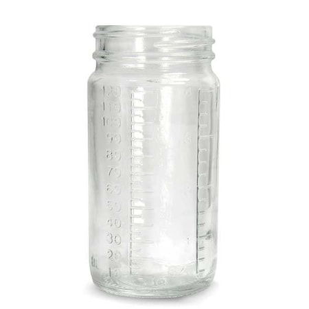Qorpak Bottle Wide Mouth Glass 16 Oz Clear, PK24 GLA-00849