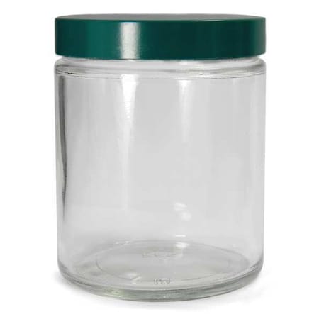 Qorpak Jar, 32 oz., Glass, Wide Mouth, PK12 GLC-01721