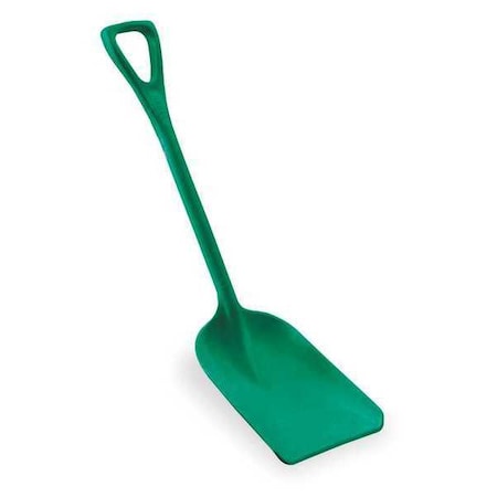 Remco Hygienic Square Point Shovel, Polypropylene Blade, 23 1/2 in L, Green 69812