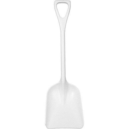 Remco Hygienic Square Point Shovel, Polypropylene Blade, 23 1/2 in L, White 69815