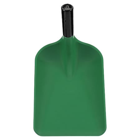 Remco No. 3 Industrial Shovel Blade, Plastic Blade, 7 in L, Black Polypropylene Handle 6895SS