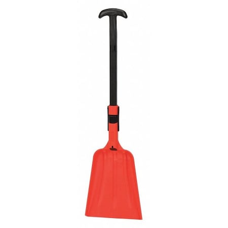 Remco No. 3 Industrial Square Point Shovel, Plastic Blade, 36 in L, Black ABS Plastic Handle 6880EB