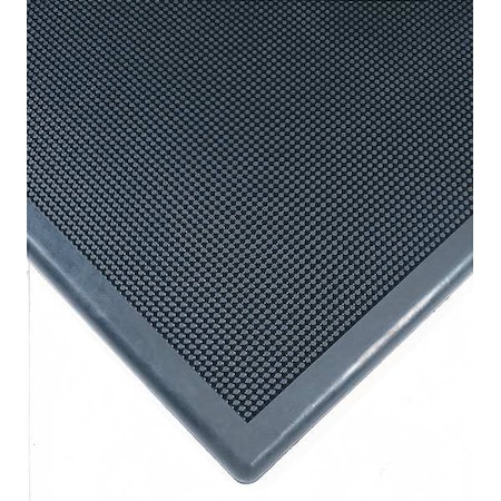 Wearwell Sanitizing/Disinfecting Mat, 1/2 in Thick, 24 in W x 32 in L, Black 222
