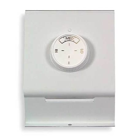Dayton Electric Baseboard Heater Thermostat, 1 Poles, Northern White, 120/208/240/277 V AC 3UG90