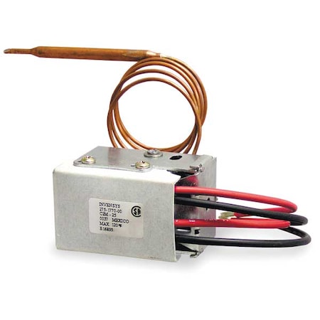 Qmark Electric Baseboard Heater Thermostat, 2 Poles, Natural Gray, 120/208/240 V AC 3UH14