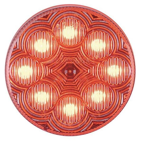 Maxxima Clearance Light, LED, Red, Round, 2-1/2 Dia AX10RCG-KIT