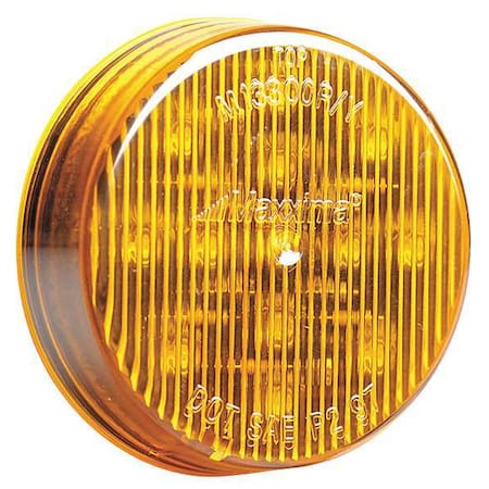 Maxxima Clearance Light, LED, Amber, 2-1/2 In Dia AX10YG-KIT