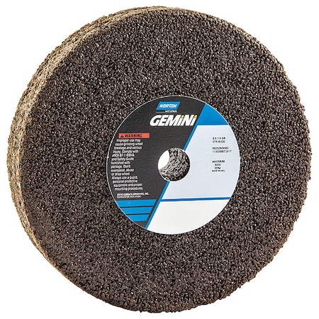 Norton Abrasives 6" dia. 1" thick 5/8 arbor Grinding Wheel 66252809563