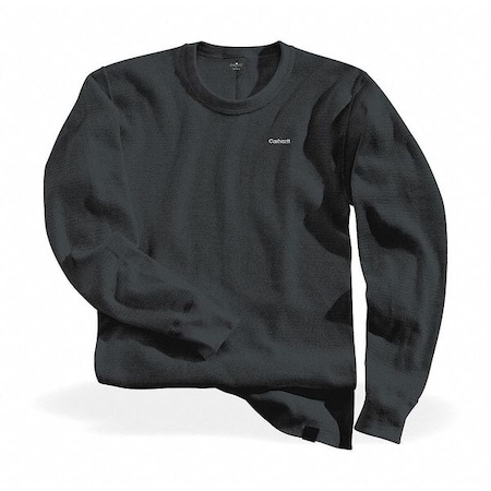 Carhartt Long Sleeved Shirt Thrmo Crw Nck Shirt, Blk, Ctn, XL K228 BLK REG XLG