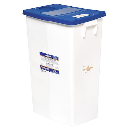 Covidien Sharps Container, 18 Gal., Hinged Lid, PK5 KKPS100870