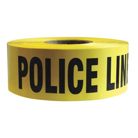 Presco Barricade Tape, Yellow/Black, 1000ft x 3In B3103Y11-200