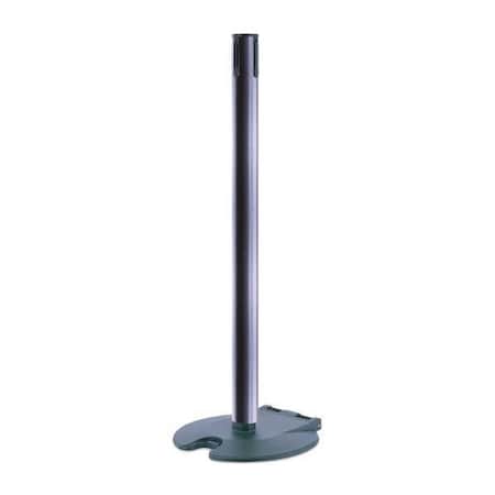 Tensabarrier Receiver Post, 39 In H, Gray Hammertone RB1-73-73-RCV