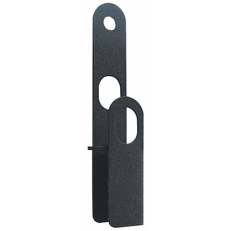 Zoro Select Flashing Lamp/Flag Holder, Steel, 1 3/4 in Height, 1 lb., Black VG-1020