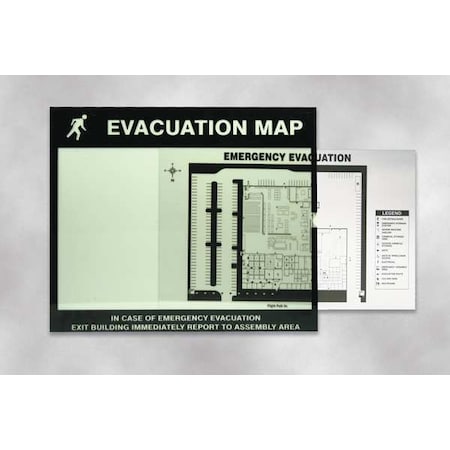 Accuform Map Holder, Fits 11 x 17 In Map DTA204