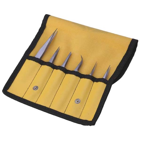 Aven Titanium Tweezers Set, 6 Pc 18480TT