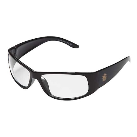 Smith & Wesson Elite, Safety Glasses, Uncoated, Light Gray Lens, Black Frame, Full-Frame 21306