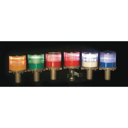 Tapco Warning Light, Red, LED, 1.2V, 60 FPM, 3 3/4 in Dia. 3337-00001