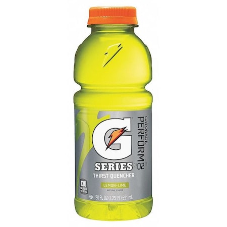 Gatorade G Series Sports Drink, 20 oz ready to drink, Lemon-Lime, PK24 32868