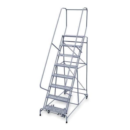 Cotterman 110 in H Steel Rolling Ladder, 8 Steps, 450 lb Load Capacity 1008R2632A6E10B4C1P6