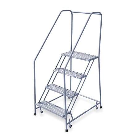 COTTERMAN 70 in H Steel Rolling Ladder, 4 Steps, 450 lb Load Capacity 1204R2630A2E12B3C1P6