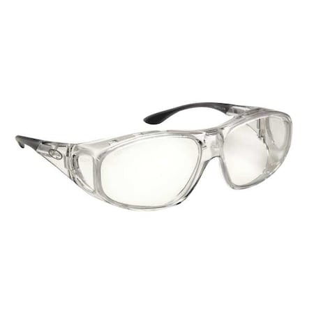 Guardian Guardian, Safety Glasses, Scratch Resistant, Smoke Lens, Smoke Frame, Frameless 25G88HS