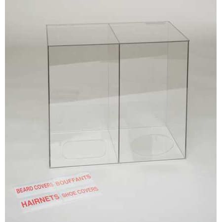 Condor All Purpose Dispenser, PETG, clear, 15-3/4 x 14 x 9-1/4" 3UZG6