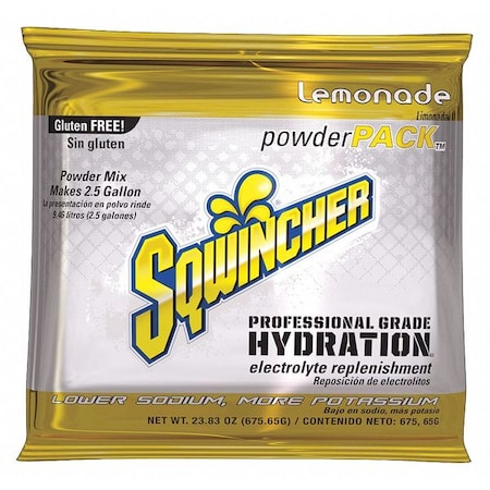 Sqwincher Sports Drink Mix Powder 23.83 oz., Lemonade 159016040