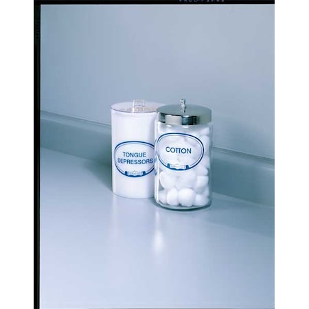 Zoro Select Sundry Jars, Glass, Unlabeled, PK6 PUSJ034721