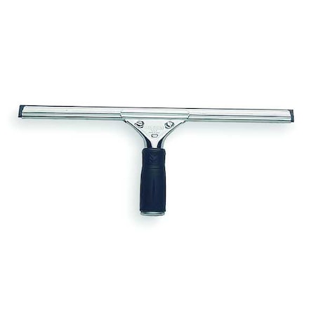 Unger Window Squeegee, Black/Silver, 12"L 12976