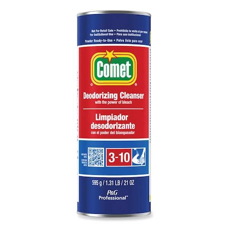 Comet Bathroom Cleaner, Canister, 21 oz, Unscented 32987