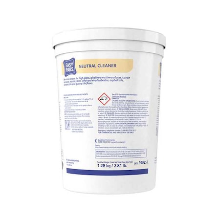 Diversey Neutral Cleaner, Bucket, 90 ct, Pine, 2 PK 990653