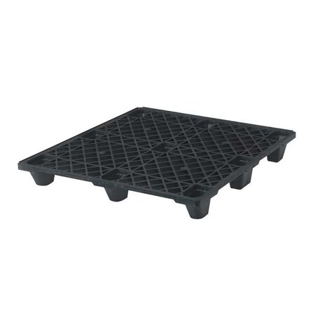 Polypal Nestable Recycled Polyethylene Pallet, 48 in L, 40 in W, 5 in H ...