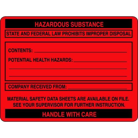 Roll Products Label, 2 In. H, 2-11/16 In. W, PK1000 140513