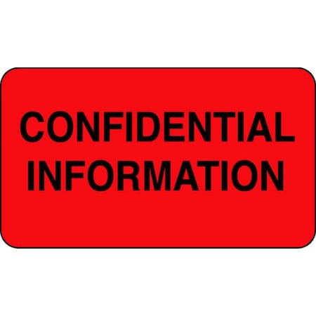 Roll Products Label, 1 In. H, 1-3/4 In. W, PK1000, 141489 141489