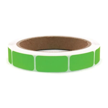 Zoro Select 5/8" Self-Adhesive Square Label, Pk1000, 3VCP7 3VCP7