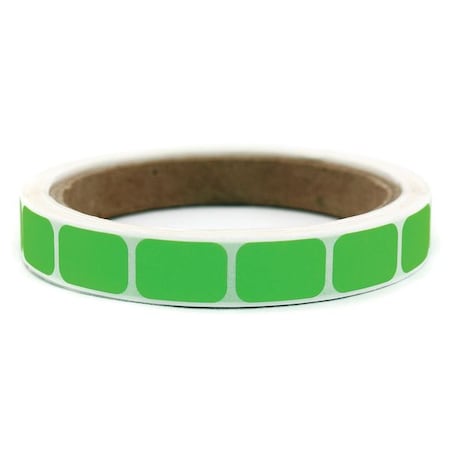 Zoro Select 1/2" Self-Adhesive Square Label, Pk1000, 3VCP2 3VCP2