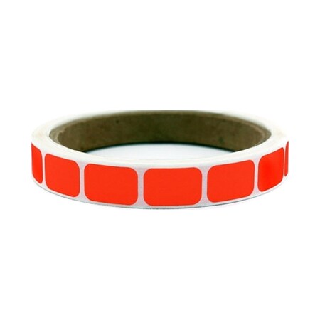 Zoro Select 1/2" Self-Adhesive Square Label, Pk1000, 3VCP5 3VCP5