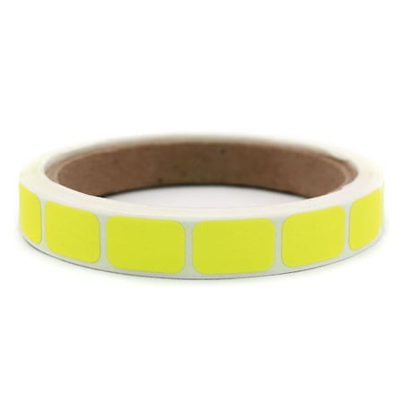 Zoro Select 1/2" Self-Adhesive Square Label, Pk1000, 3VCP6 3VCP6