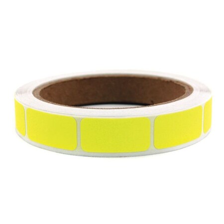 Zoro Select 5/8" Self-Adhesive Square Label, Pk1000, 3VCR2 3VCR2