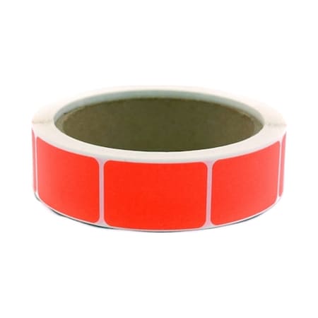 Zoro Select 1" Self-Adhesive Square Label, Pk500, 3VCR6 3VCR6