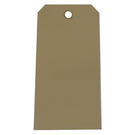 Zoro Select Tag, Repair, Cardstock, 5 3/4 in H x 2 7/8 in W, Orange, Rectangle, 100 PK 3VCX8