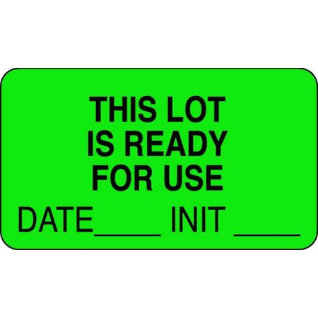 Roll Products Laboratory Label, 1-3/4 In. W, PK1000, 141457 141457