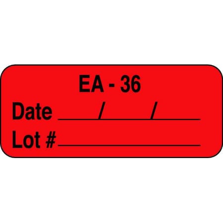 Roll Products Label, 5/8 In. H, 1-11/16 In. W, PK1000, 141432 141432
