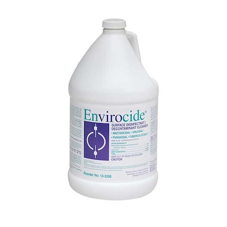 Envirocide Cleaner and Disinfectant, 1 gal. Jug, Unscented ME1G078300