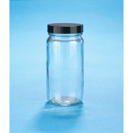 KIMBLE CHASE Standard Bottle, Wide, 4 oz., Clear, PK24 5310448V-21