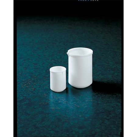 Dynalon Beaker, PTFE, Low Form, 50 mL / 1.69 fl oz Capacity, Not Rated Not Applicable 312044