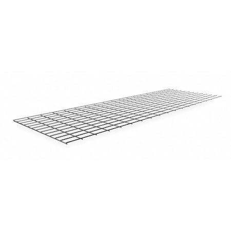 Nashville Wire Decking, Steel Wire, 72 in W, 24 in D, Zinc