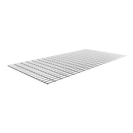 Nashville Wire Decking, Steel, 72 in W, 36 in D, Gray, Zinc Finish, Gauge: 5 KSG3672