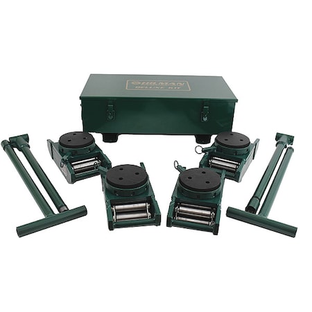 Hilman Rollers Equipment Roller Kit, Swivel, 120,000 lb.Cap KRS-60-SLP