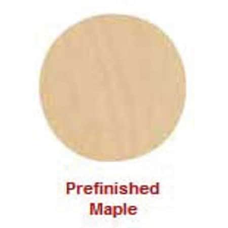 Zoro Select Round Poke Self-Adhesive Screw Cap, 9/16 in Dia, Maple, Wood Plain, 52 PK FCPW1SH916MP FC.PW.1SH916.MP